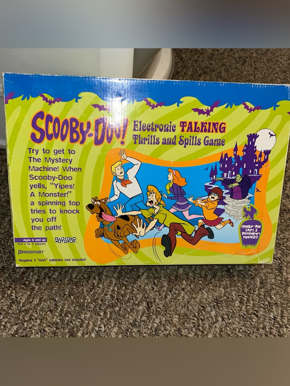 Scooby-Doo! Electronic Talking Thrills And Spills Game, 2002, *Complete*